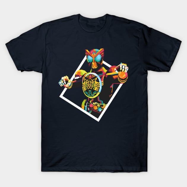Kamen Rider OOO T-Shirt by desilutfiaa